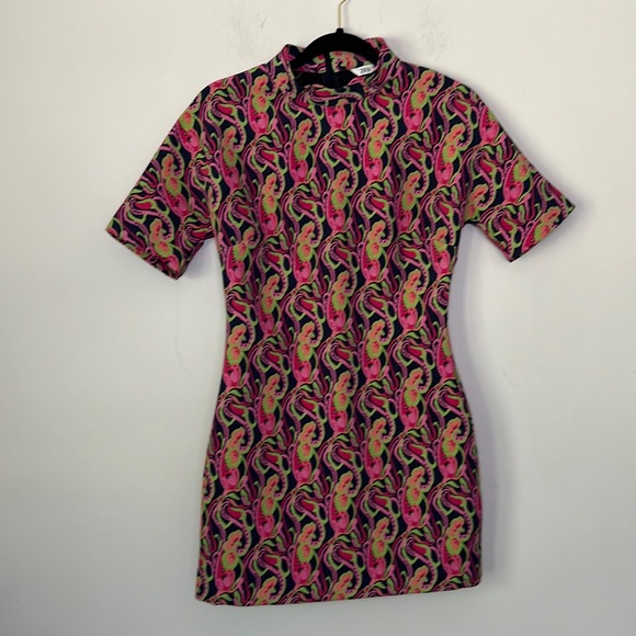ZARA Retro Print 8944/655 Mini Dress - Picture 3 of 10